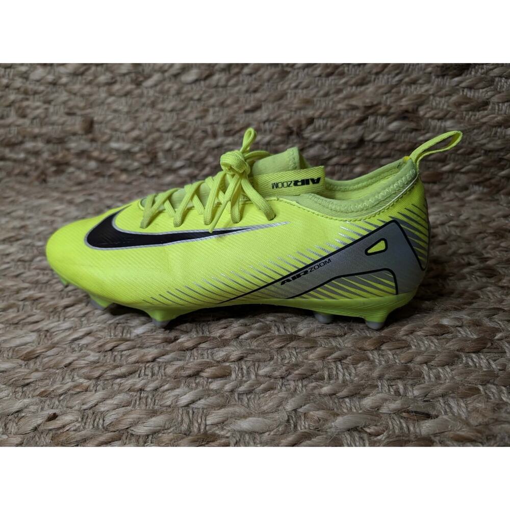 Nike Jr Zoom Mercurial Vapor 16 Mad Voltage Academy FG Cleats Volt/Black 4.5Y
